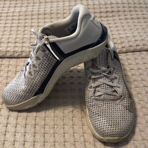 Nike White/ Black Metcon 6 Shoes